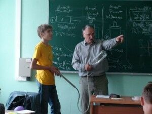 С.Д. Варламов урок физики в КЛШ