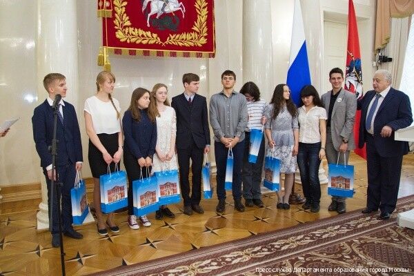 Встречи в Правительстве Москвы с победителями и призерами Всероссийской олимпиады школьников
